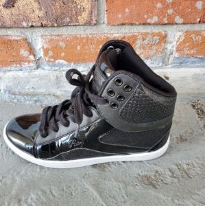 Pastry brand black high tops